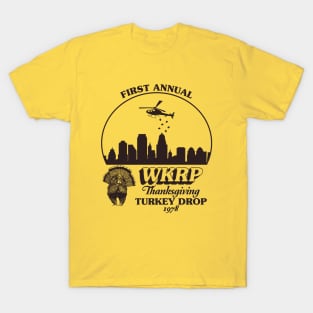 WKRP Thanksgiving Turkey Drop T-Shirt